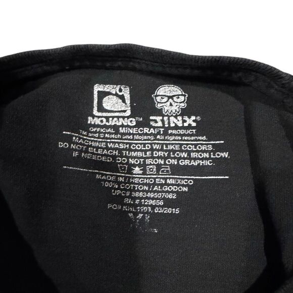 Minecraft Steve Cave Enderdragon Enderman Nether Blue T-Shirt Kid’s XL - Picture 3 of 3